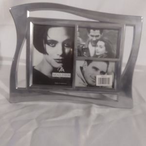 Malden International Design Silver 3 Photo Frame